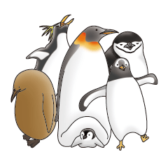 [LINEスタンプ] ペンギンづくし。