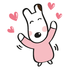 [LINEスタンプ] Pinto : The happy dog