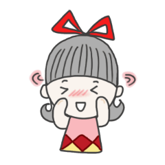 [LINEスタンプ] Malee Red Ribbon