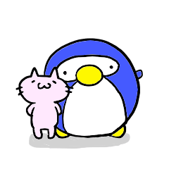 [LINEスタンプ] キューちゃんとねこ子の日常