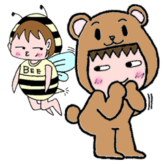 [LINEスタンプ] 着ぐるみ