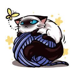 [LINEスタンプ] Himalayan Cat - MoBu