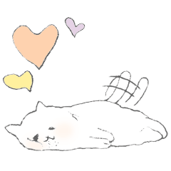 [LINEスタンプ] ひげねこ