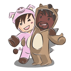 [LINEスタンプ] Special Sloth: Din ＆ Moo