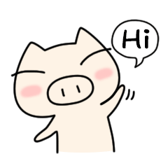 [LINEスタンプ] Pig ＆ Dog