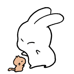 [LINEスタンプ] そらうさぎ