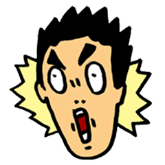 [LINEスタンプ] パンクな先輩大暴れ