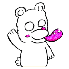 [LINEスタンプ] 白フマ参上