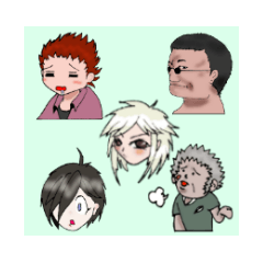 [LINEスタンプ] 5人の呟き