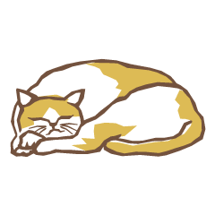 [LINEスタンプ] 眠る猫