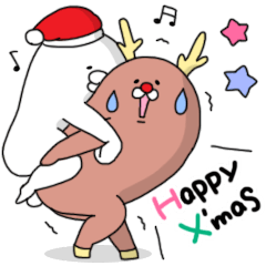 [LINEスタンプ] やる気なし男 ぼっちも使えるクリスマス