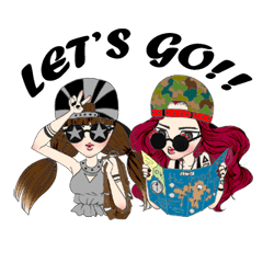 [LINEスタンプ] DUDEY DUO