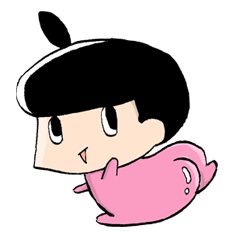 [LINEスタンプ] ぷりけつモモ子さん