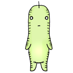 [LINEスタンプ] 不思議生物「ムーノン」