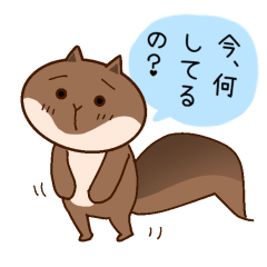 [LINEスタンプ] マロンリスの今してること！