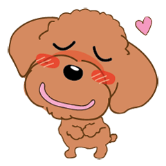 [LINEスタンプ] Poodle YaoYao