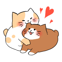 [LINEスタンプ] もちっとやわらか、ねこねこにゃんこ