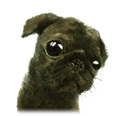 [LINEスタンプ] Boku Pug