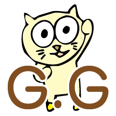 [LINEスタンプ] 文字がでかい G.G Stamp