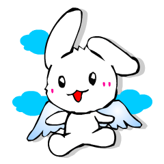 [LINEスタンプ] うさぎぽん