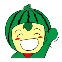 [LINEスタンプ] スイカーマンのほのぼの日常