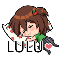 [LINEスタンプ] I am LuLu (Japan)