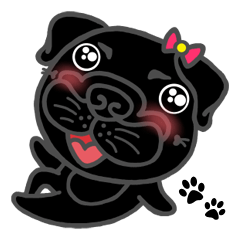 [LINEスタンプ] SihWun's Pug World (3)