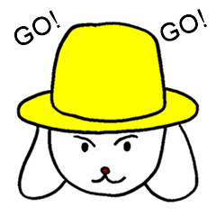 [LINEスタンプ] ですですワンコ（English）