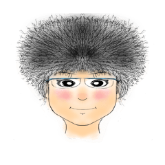 [LINEスタンプ] Afro girl - Mini