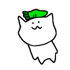 [LINEスタンプ] わさびねこ