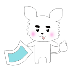 [LINEスタンプ] ベロ出しチワワ