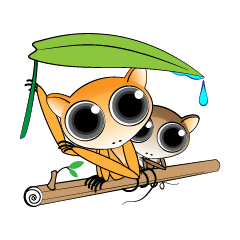 [LINEスタンプ] Q tarsier