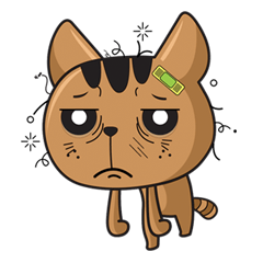 [LINEスタンプ] Poor Catdy Vol. 1