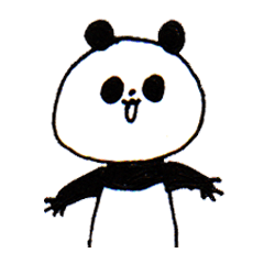 [LINEスタンプ] 平凡パンダさん。