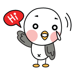 [LINEスタンプ] gloomy bird