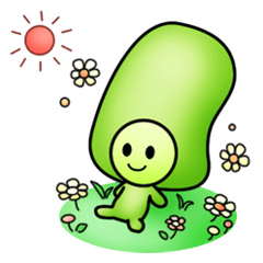 [LINEスタンプ] まめキャラスタンプ（キュート編）