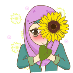 [LINEスタンプ] Maryam Sweetie Hijab