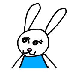 [LINEスタンプ] うさびびたん