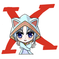 [LINEスタンプ] Moe girl(Cute Animals)