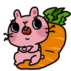 [LINEスタンプ] うさぴょん