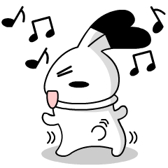 [LINEスタンプ] Hotot Rabbit Quan-Quan