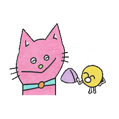 [LINEスタンプ] ワタワ猫