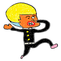 [LINEスタンプ] ホイホイほじり川君