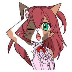 [LINEスタンプ] にゃんこ3兄妹のスタンプ