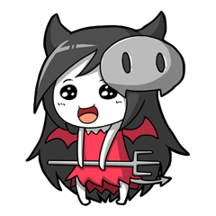 [LINEスタンプ] Devil girl