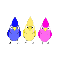 [LINEスタンプ] BIRD OKAME ETC