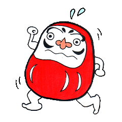 [LINEスタンプ] ダルマ ダル吉