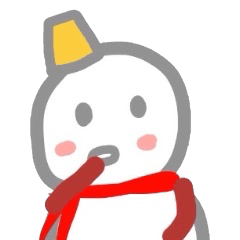 [LINEスタンプ] 雪だるま！