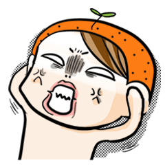 [LINEスタンプ] Orange comic life