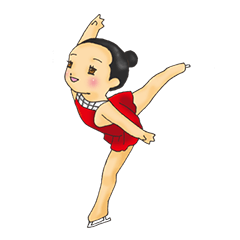 [LINEスタンプ] フィギュアスケート大好き